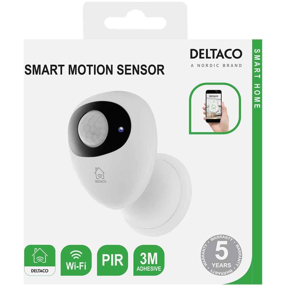 Smart Home Sensore Di Movimento, Pir, Wifi 2,4 Ghz, Bianco / Nero - Foto 10