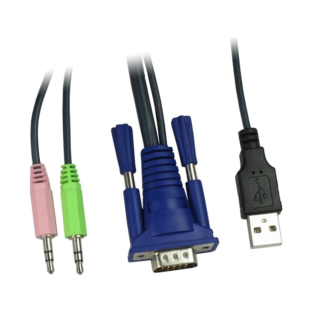 KVM-AS-41UA Nero switch per keyboard-video-mouse (kvm) - Foto 5