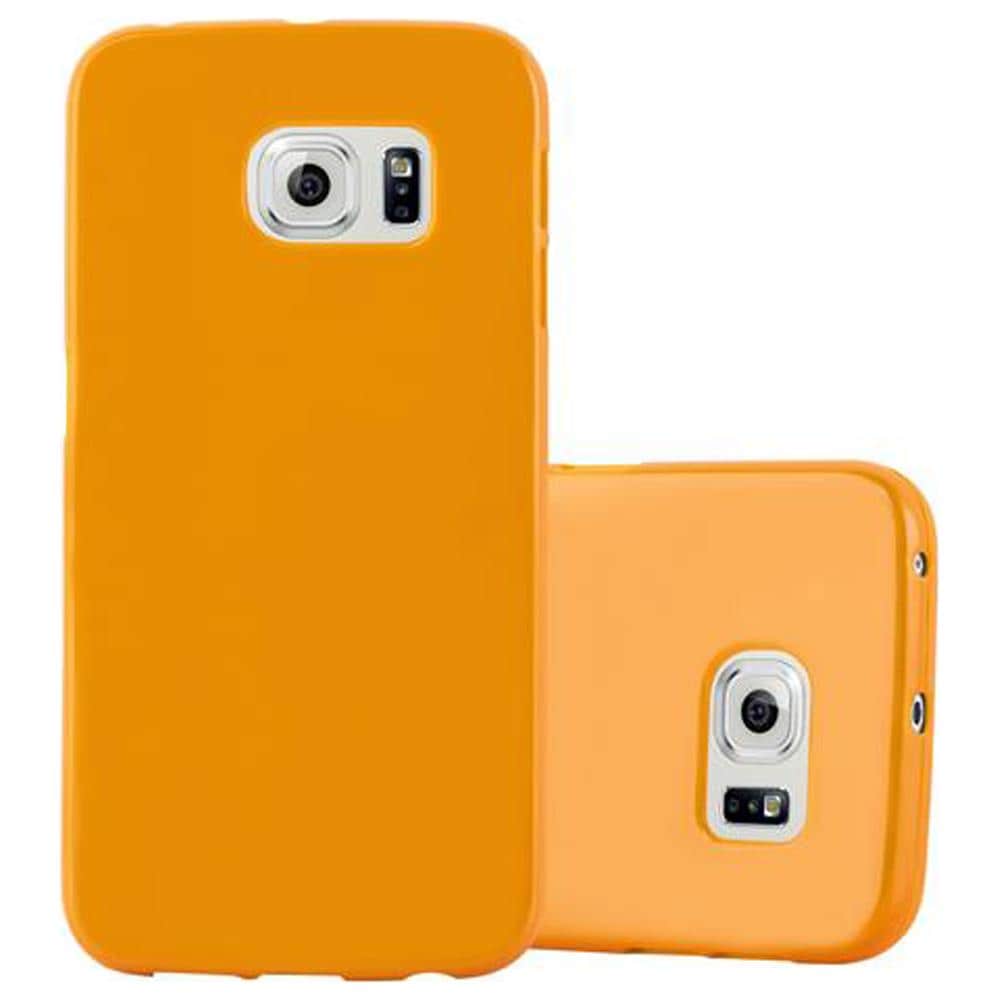 Custodia Compatibile Con Samsung Galaxy S6 Edge In Jelly Giallo - Coperchio Protettivo In Silicone Tpu Flessibile - Foto 1