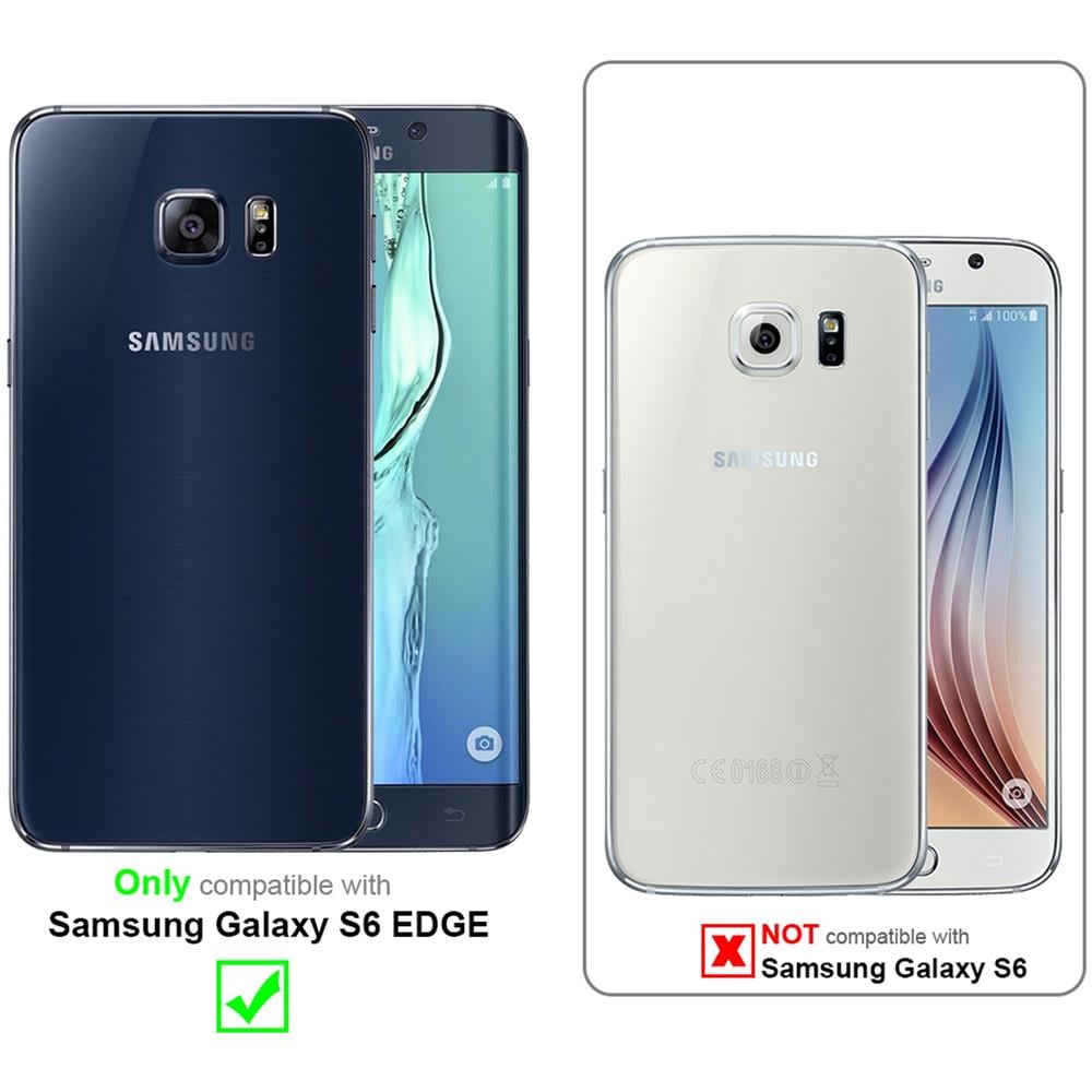 Custodia Compatibile Con Samsung Galaxy S6 Edge In Jelly Giallo - Coperchio Protettivo In Silicone Tpu Flessibile - Foto 2