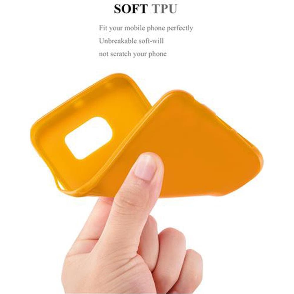 Custodia Compatibile Con Samsung Galaxy S6 Edge In Jelly Giallo - Coperchio Protettivo In Silicone Tpu Flessibile - Foto 6