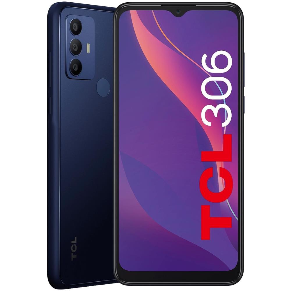 306 32 GB 3 GB Ram Dual Sim Display 6.52" HD+ Slot Micro SD Fotocamera 13 Mpx Android Tim Italia Atlantic Blue - Foto 1