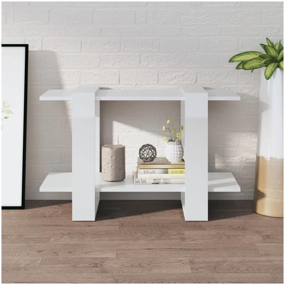 Libreria / divisorio Bianco Lucido 80x30x51 Cm - Foto 3