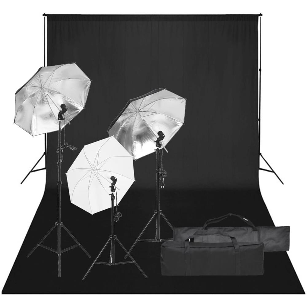 Kit Per Studio Fotografico Con Set Di Luci E Fondale - Foto 1