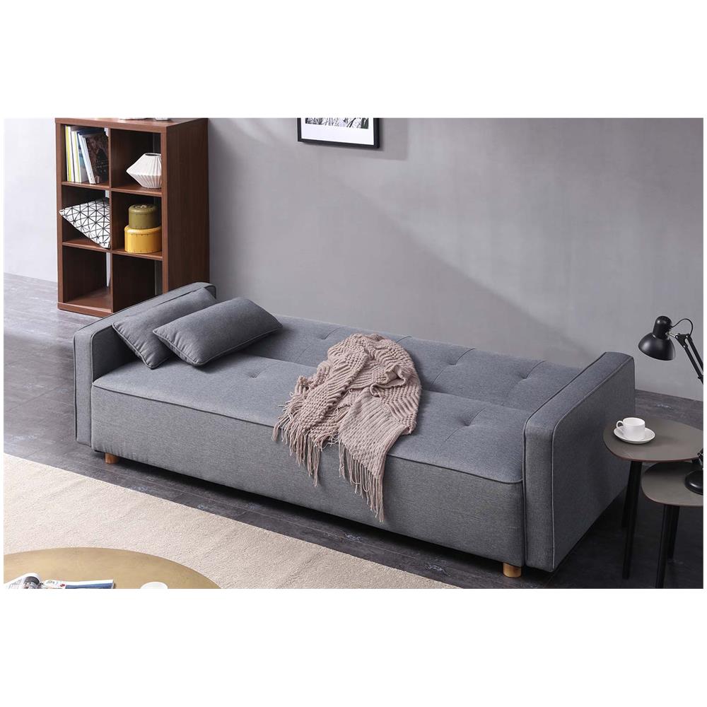 Copenhague Divano-letto Scandinavo 3 Posti Grigio - Foto 2