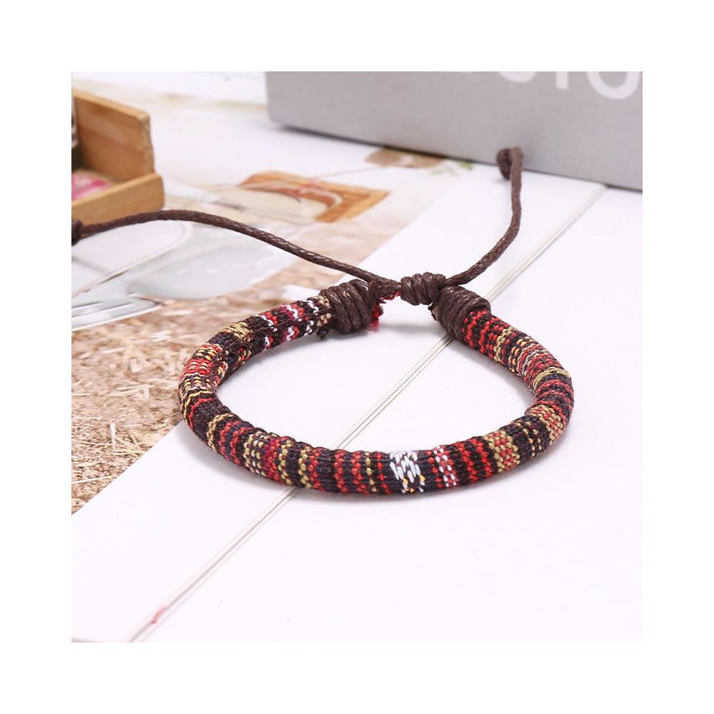 Bracciale Intrecciato Stile Boemia Multicolor - Foto 2