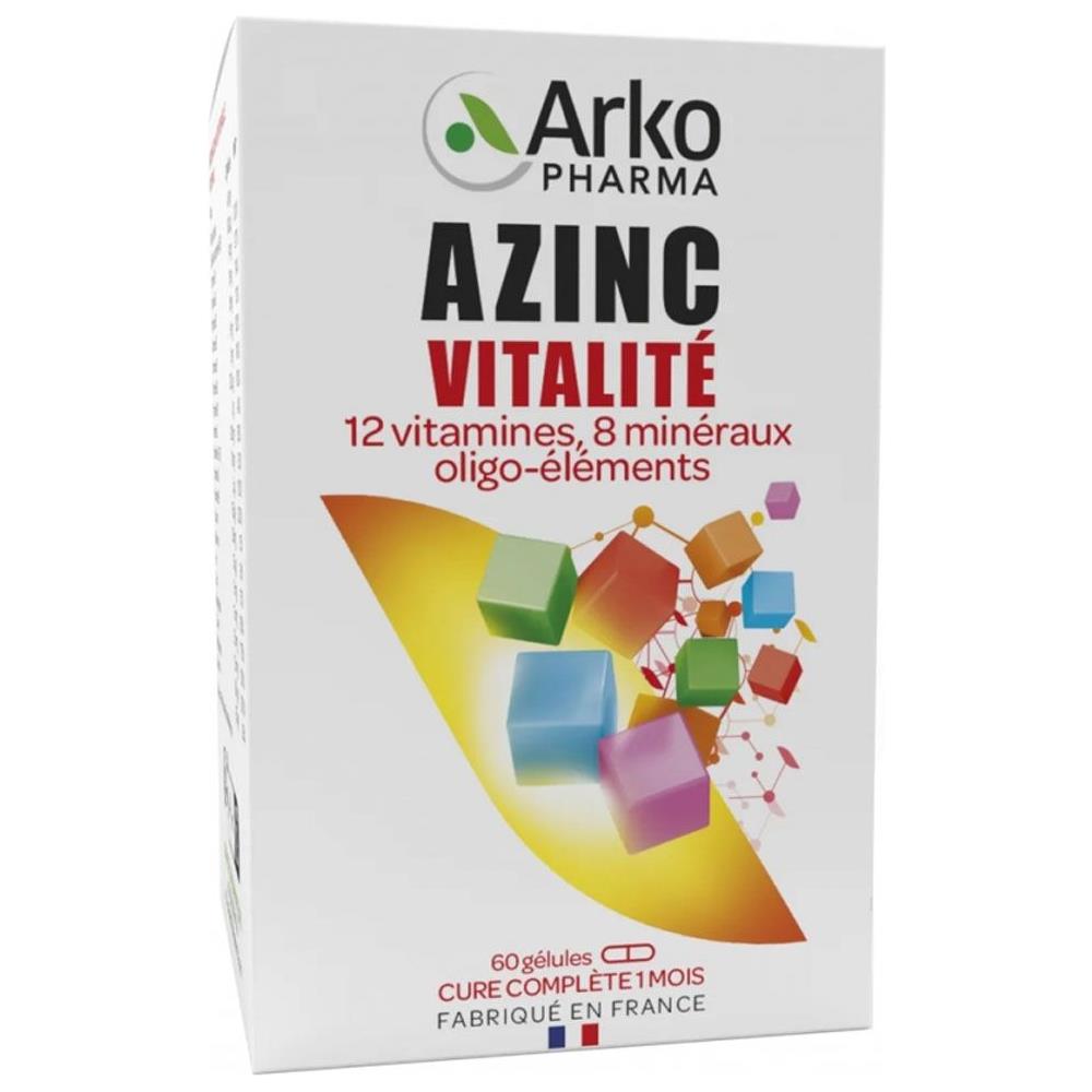 Vitalità Vitamine C & E, Zinco 60 Capsule Azinc Adulti - Foto 1