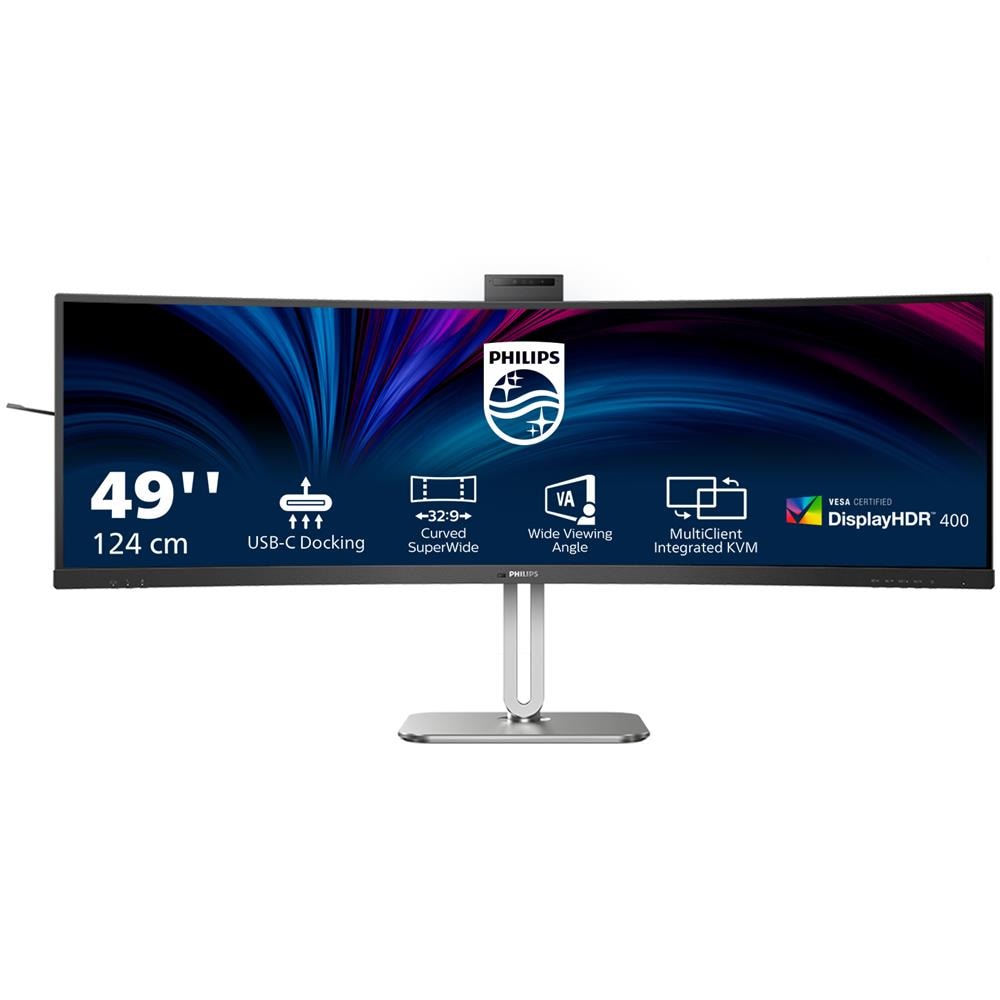 Monitor 48.8" LED VA Curvo 49B2U5900CH / 00 5120x1440 Dual QHD Tempo di Risposta 4 ms - Foto 8