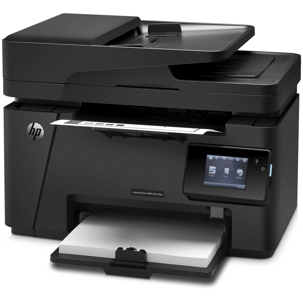 [Ricondizionato GOLD] LaserJet Pro M127fw Stampante Multifunzione Stampa Copia Scansione Fax Laser B / N A4 20 Ppm Usb Fast Ethernet Wireless - Foto 2