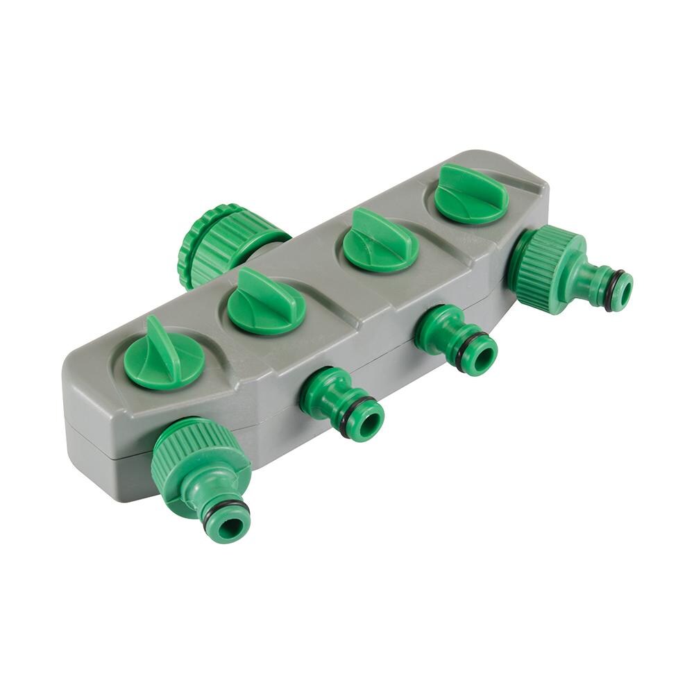 167269 Raccordo Rubinetto A 4 Vie Maschio 3/4'' E 1/2'' - Foto 1