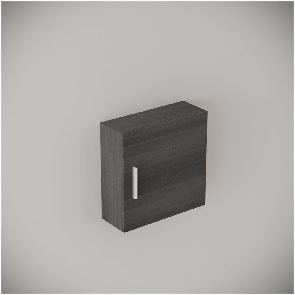 MarinelliGroup Pensile sospeso cubotto arredo Bagno salvaspazio 45 X 16 X 45 cm Rovere Scuro con mensola GINESTRA