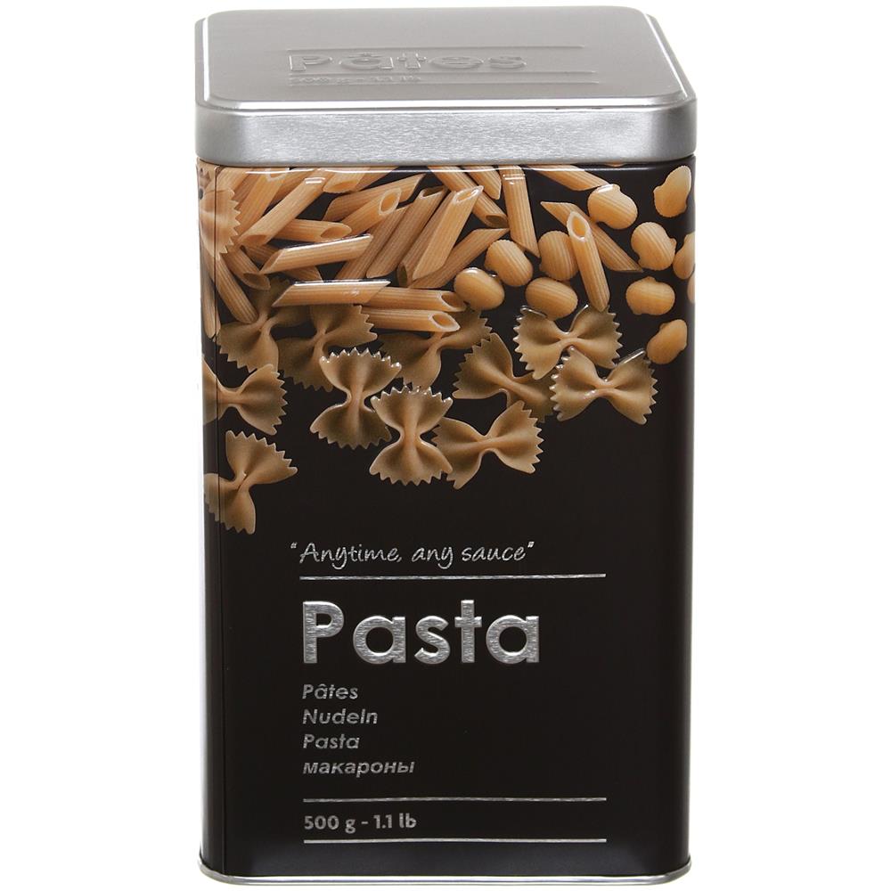 Barattolo Porta Pasta In Ferro Nero - Foto 1