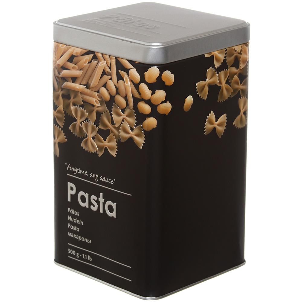 Barattolo Porta Pasta In Ferro Nero - Foto 6
