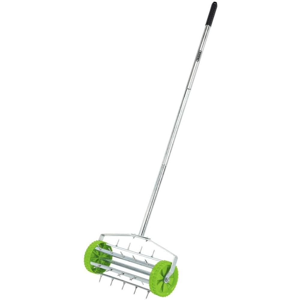 Aeratore Per Prato Con Ruote Tamburo Spigato 450 Mm Verde - Foto 1