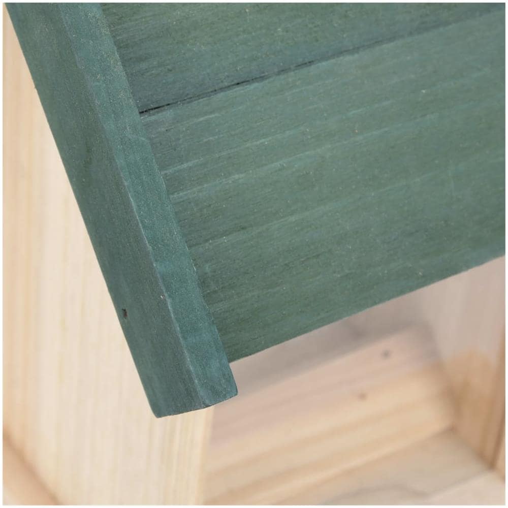 Mangiatoie per Uccelli 4 pz in Legno di Abete - Foto 3