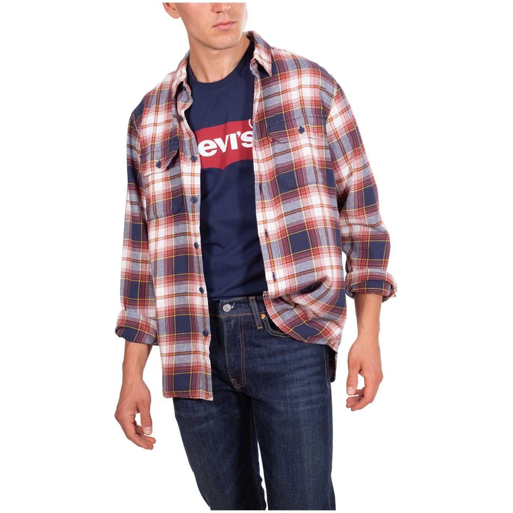 Camicia Uomo Worker In Cotone E Canapa - Foto 2