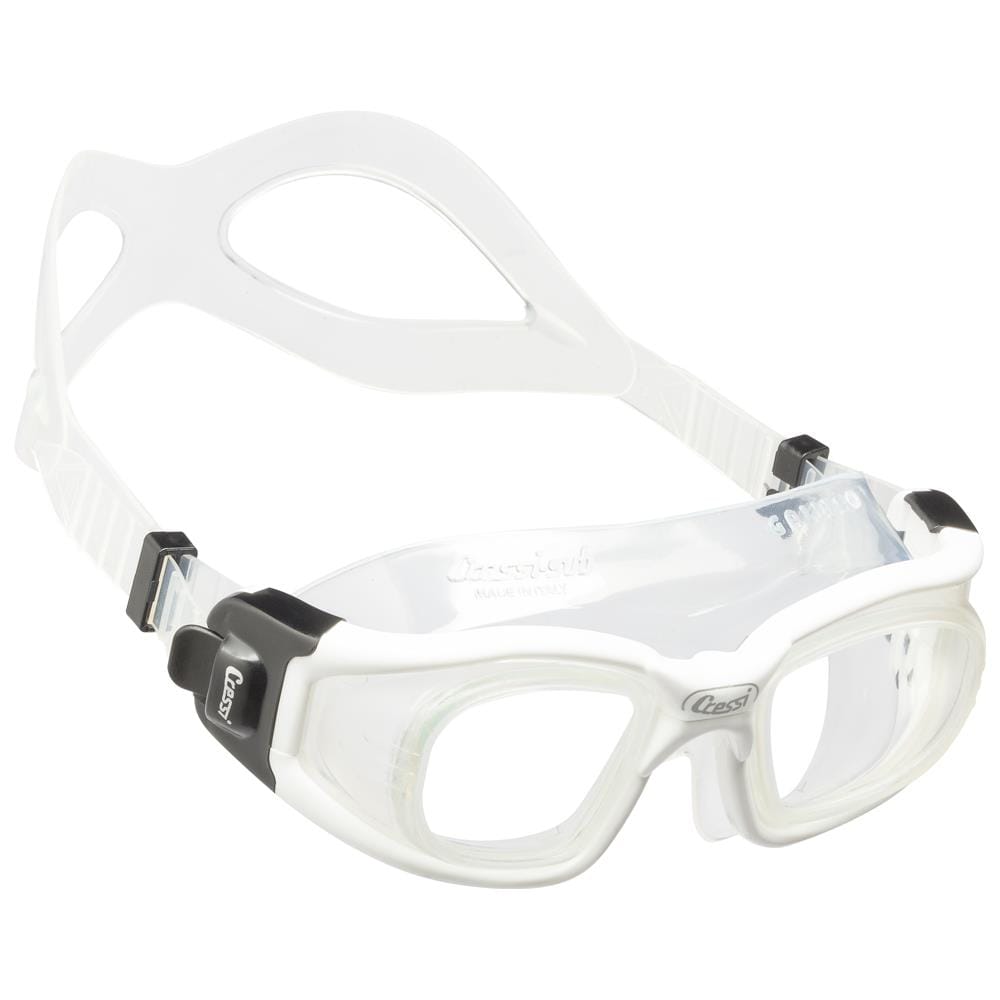 Cressi Occhialino Nuoto Galileo Trasparente Regular Bianco / trasparente - Foto 1