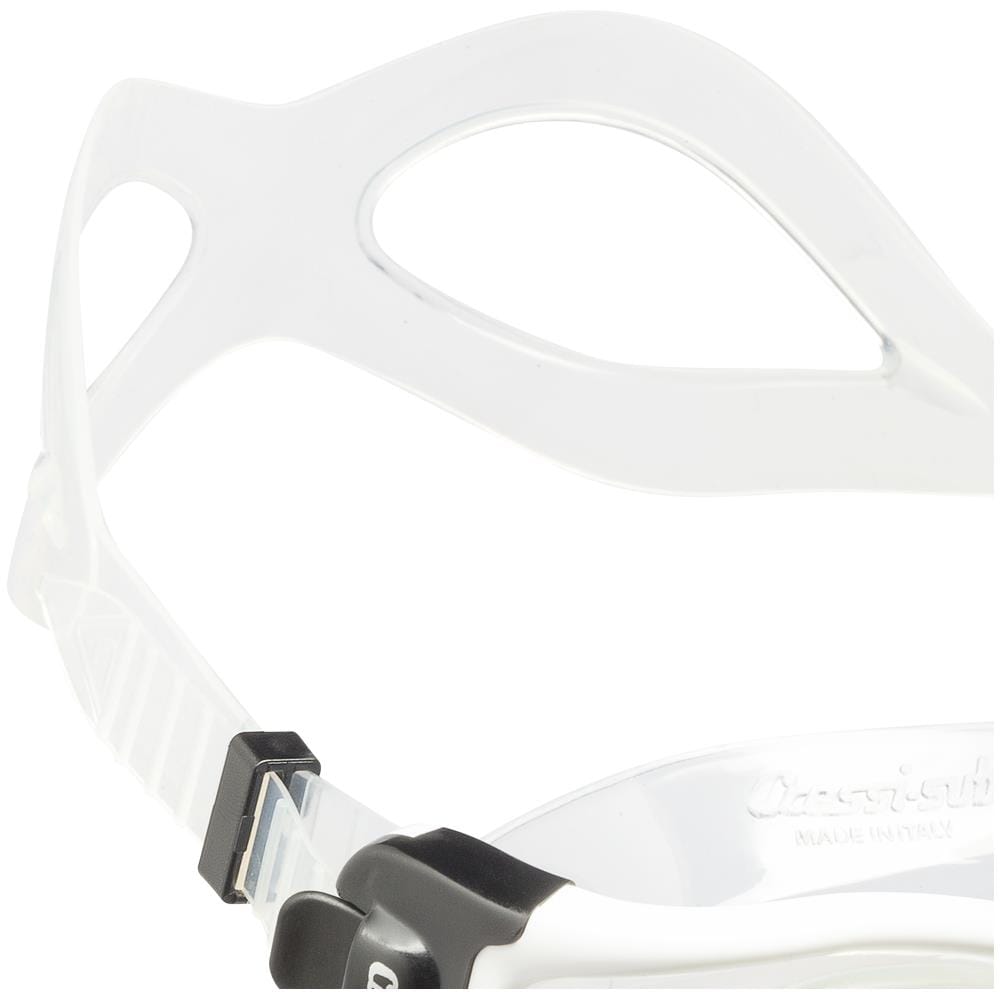 Cressi Occhialino Nuoto Galileo Trasparente Regular Bianco / trasparente - Foto 2