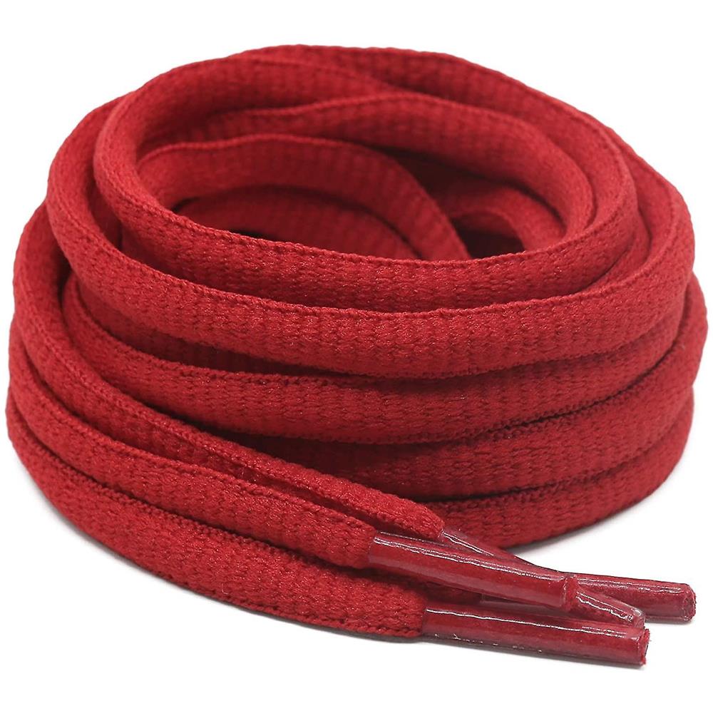 Lacci Piatti Rossi Per Scarpe Da Ginnastica E Da Ginnastica, Lace'ter