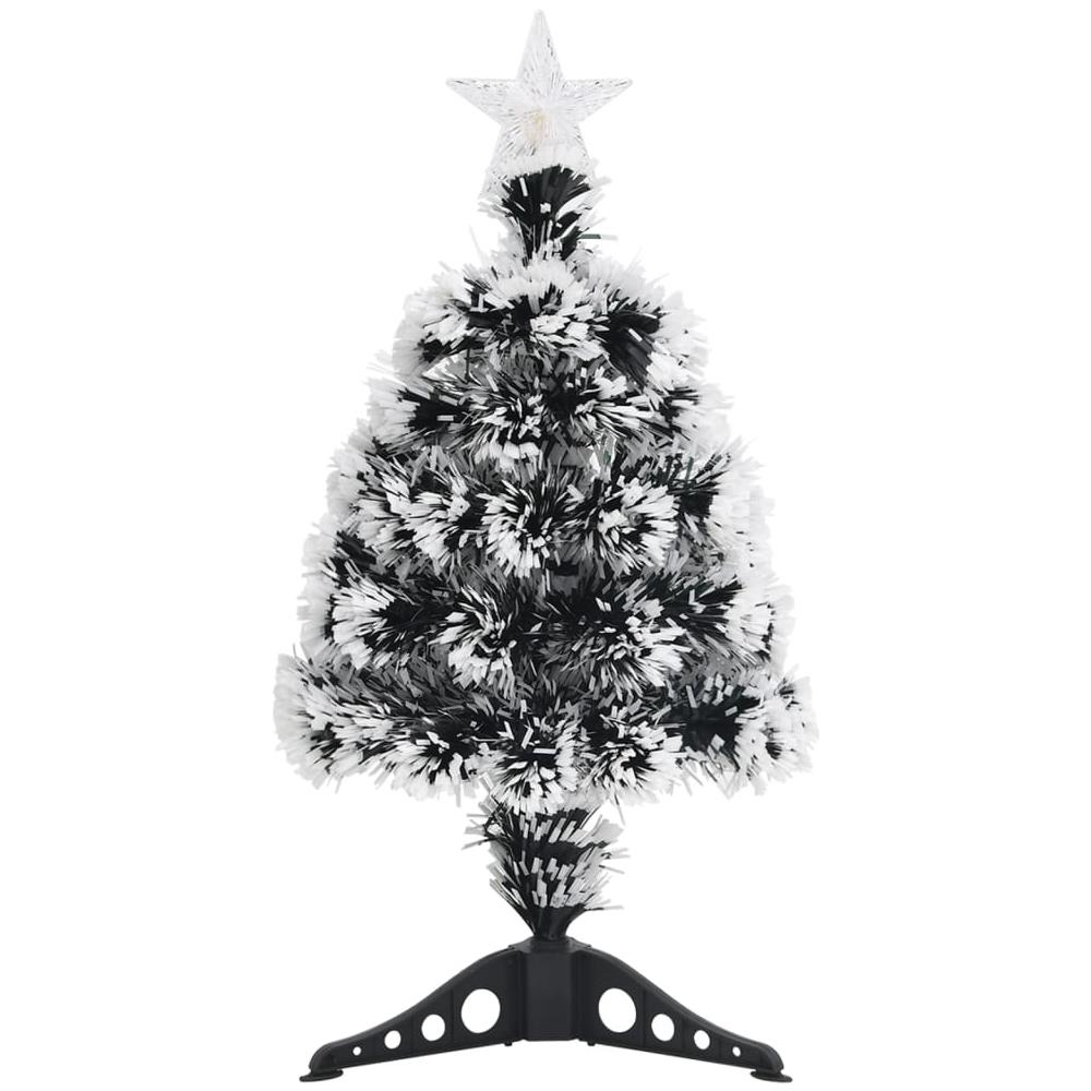 Albero di Natale con LED Verde e Bianco 64 cm Fibra Ottica - Foto 2