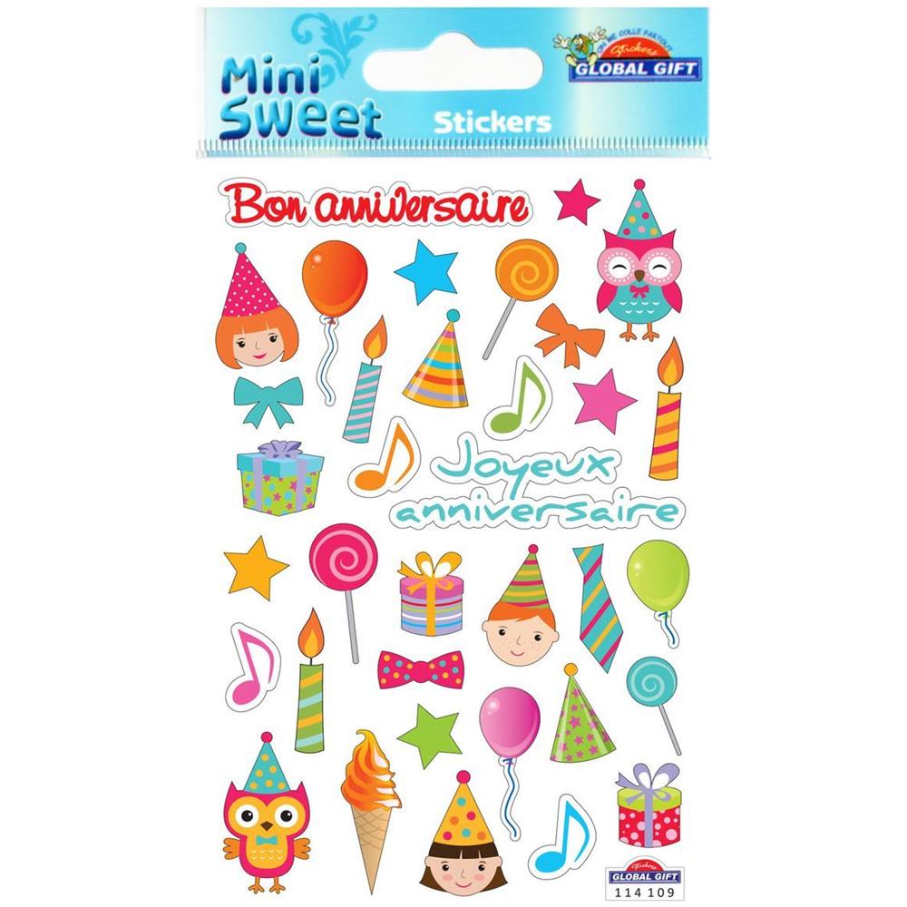 Adesivi - Compleanno - Glitter - Epossidica Trasparente - Foto 1