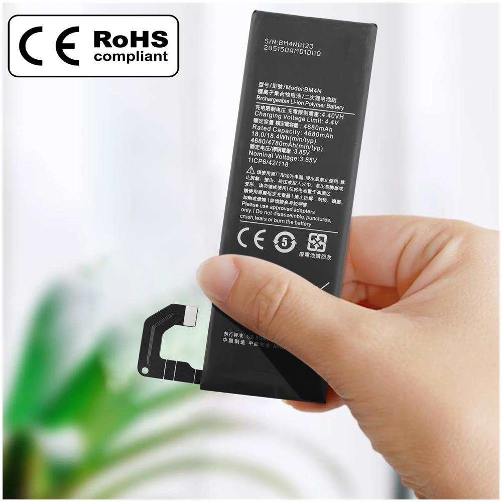 Batteria Interna Per Xiaomi Mi 10 5g 4680mah 100% Compatibile Sostituisce Bm4n - Foto 5