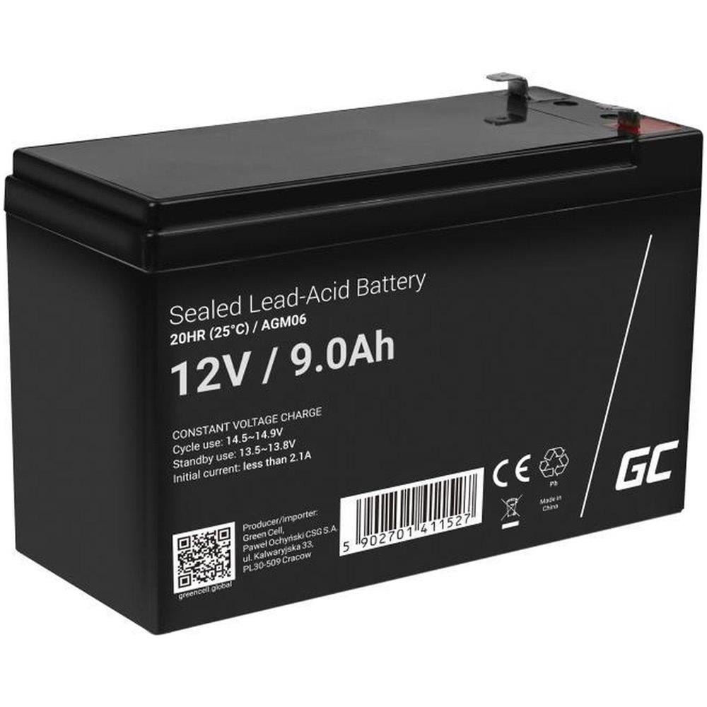 Batteria Ups Green Cell Agm06 Sealed Lead Acid (vrla) 12 V 9 Ah - Foto 1