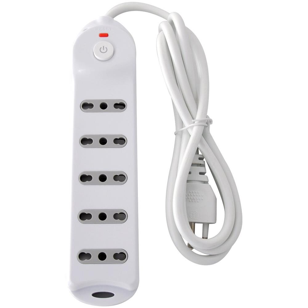 Presa Multipla A 5 Posti Italiana Bipasso Spina 10a - Foto 3