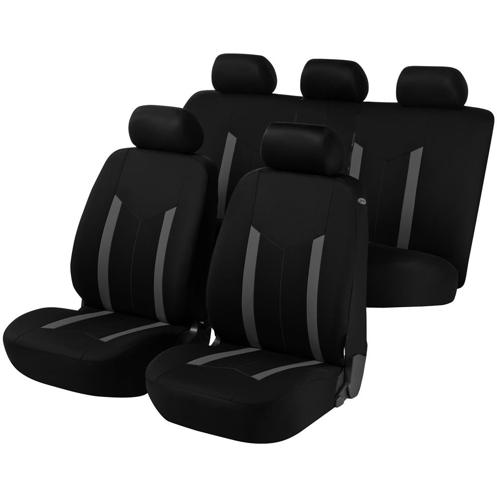 Coprisedili Auto Hastings Set Completo Grigio - Foto 1