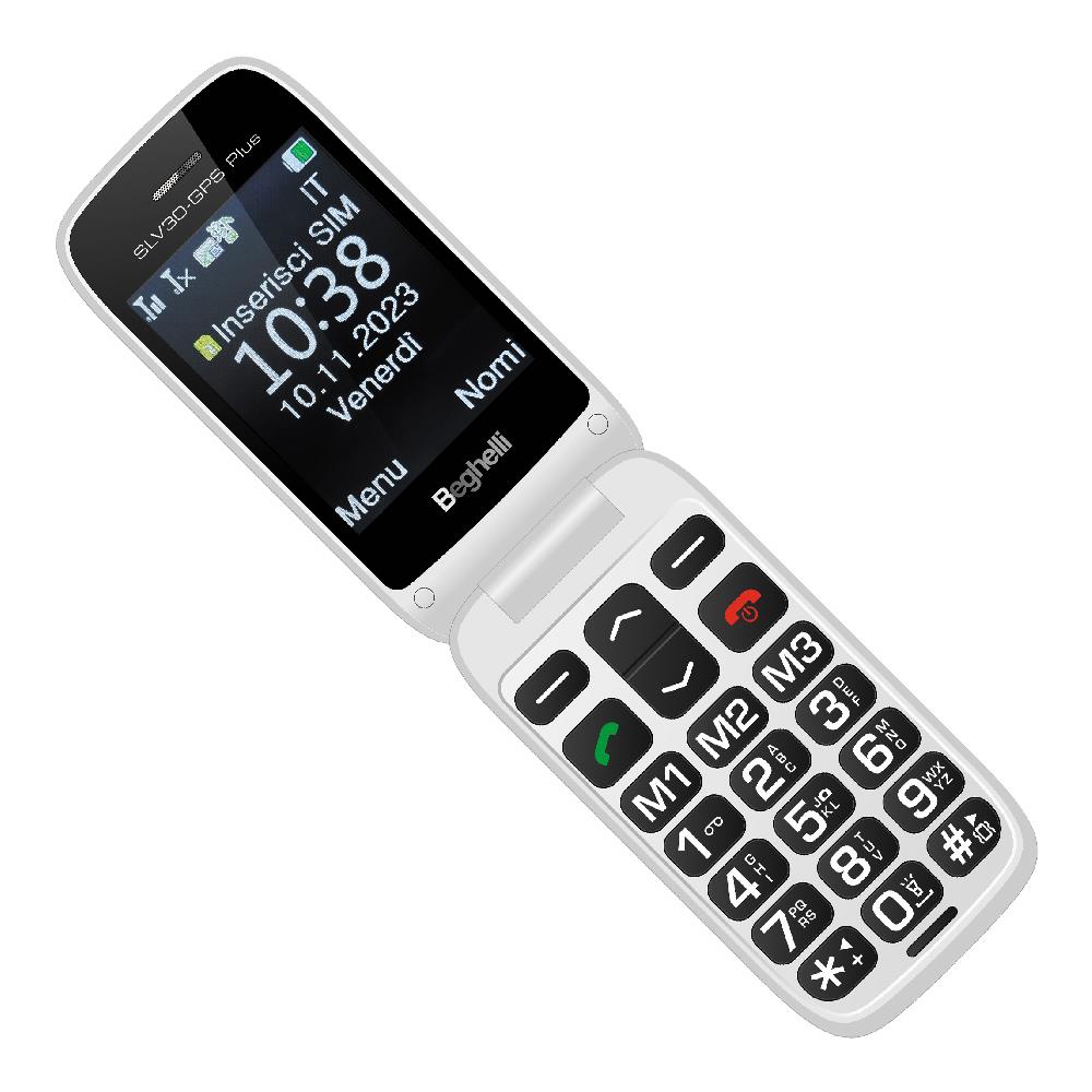 Cellulare SLV 30-GPS Sim Singola Display 2.8" Micro SD Fotocamera e RadioFM Colore Grigio - Foto 2