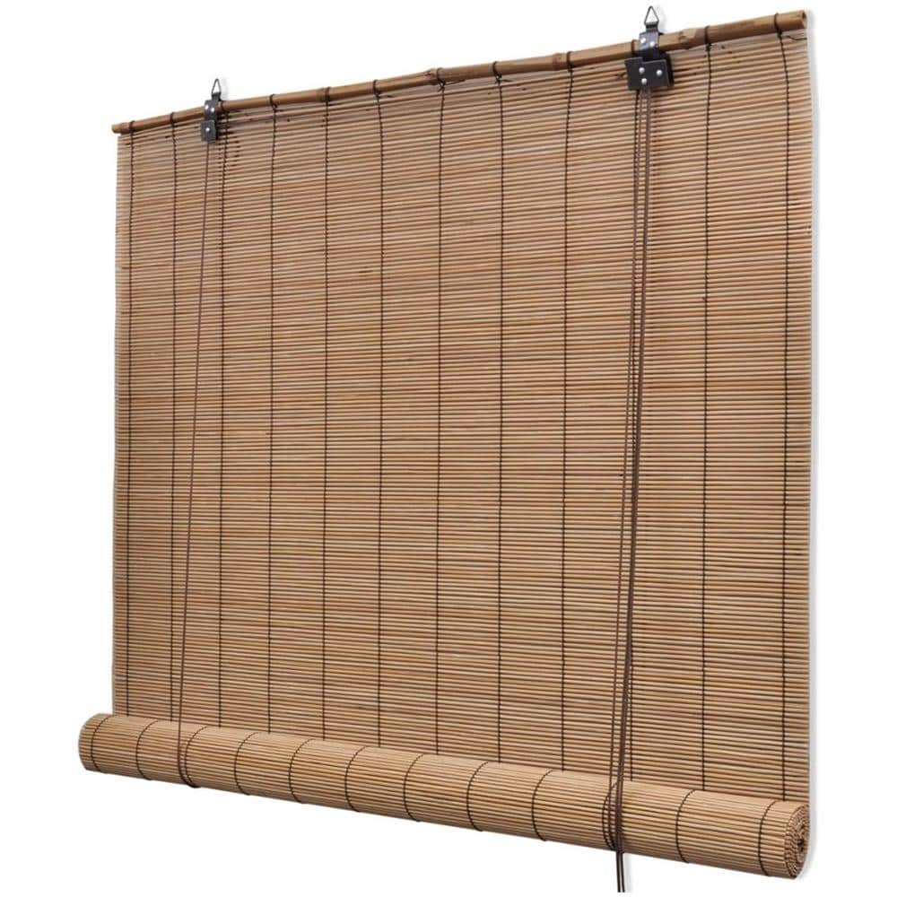 Tende a Rullo in Bambù Marrone 120x220 cm - Foto 1
