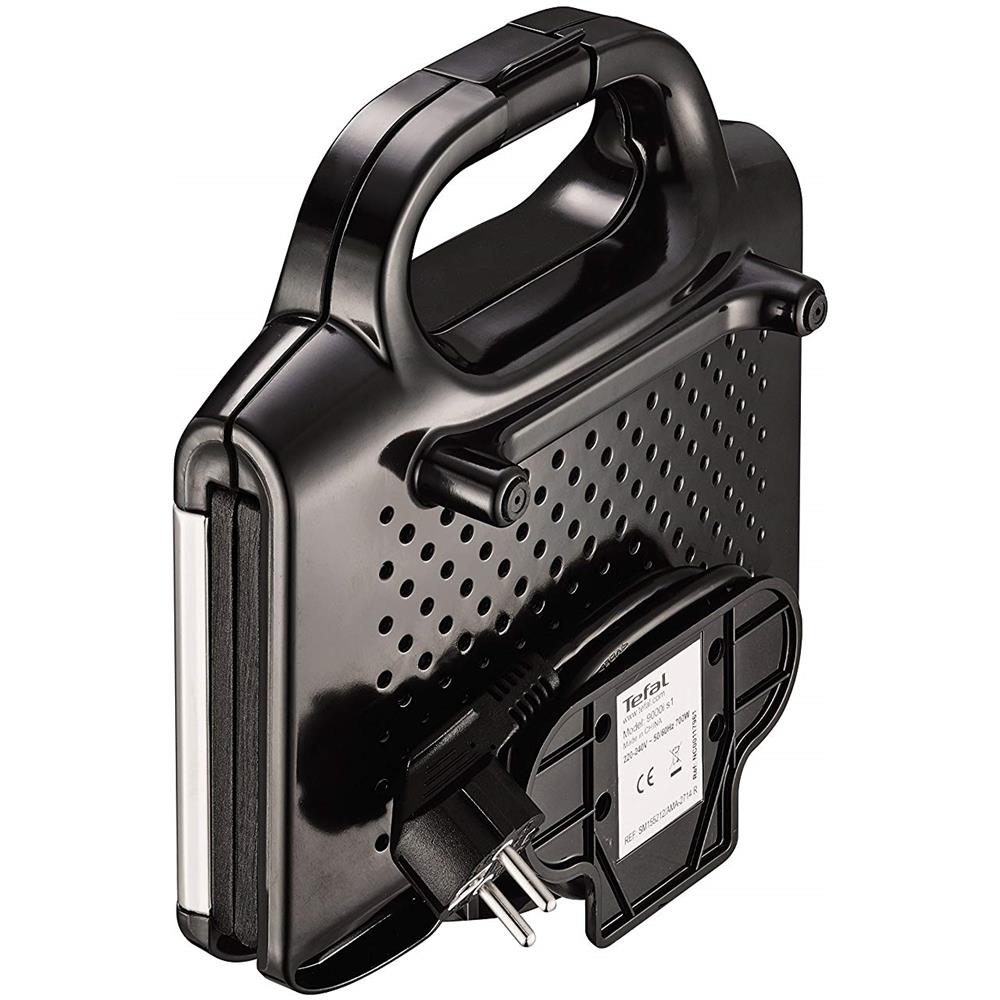 SM 1552 UltraCompact Tostiera per Sandwich Potenza 700W Colore Nero / Acciaio Inossidabile - Foto 2