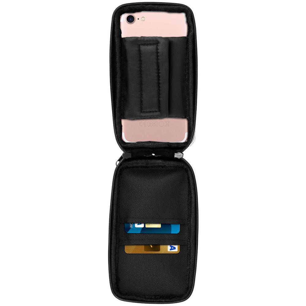 Supporto Moto / scooter + Custodia Impermeabile Smartphone 6.3"" Max - Nero - Foto 5