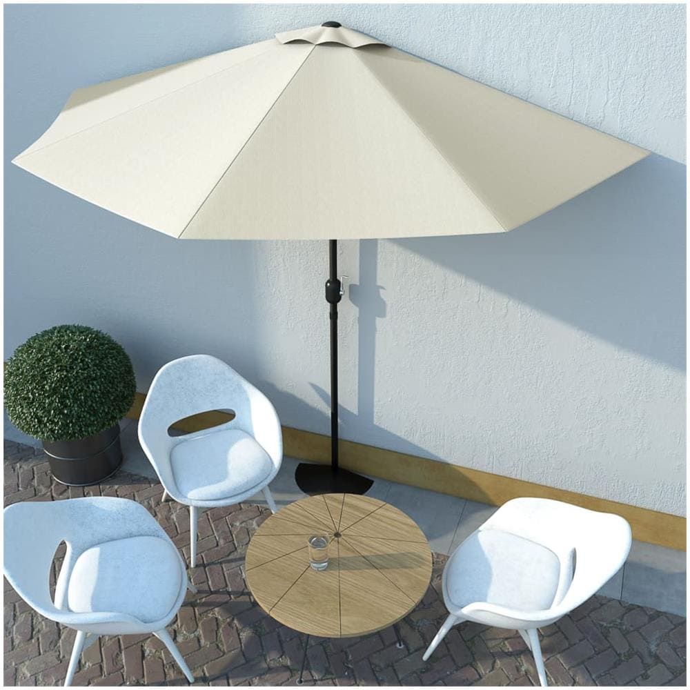 Ombrellone da Balcone Palo in Alluminio Sabbia 300x150cm - Foto 1