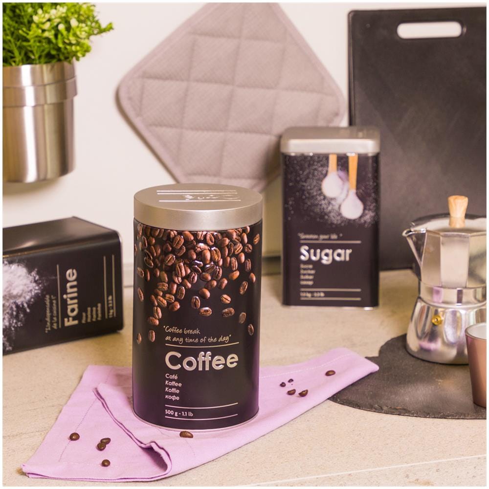 Barattolo In Ferro, Per Caffè Nero - Foto 2