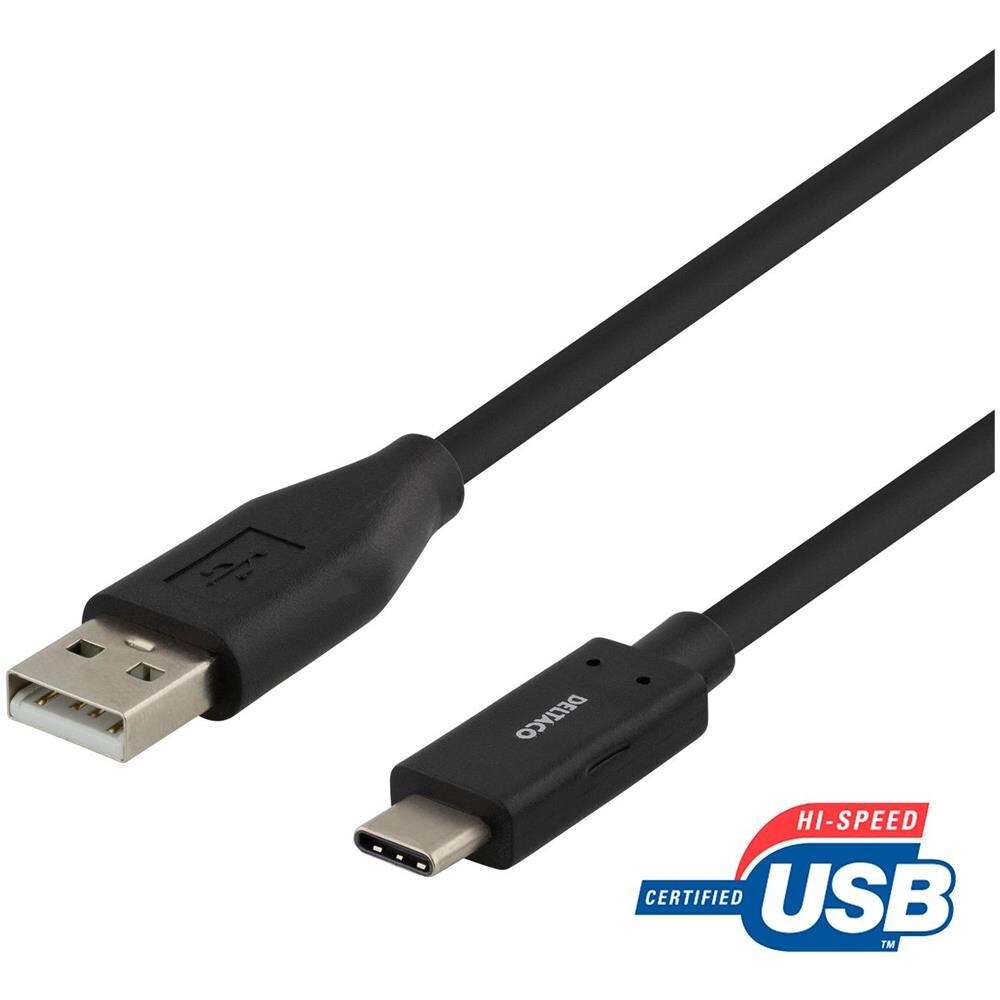 Cavo Da Usb-a A Usb-c, 1m, 3a, Usb 2.0, Nero - Foto 4