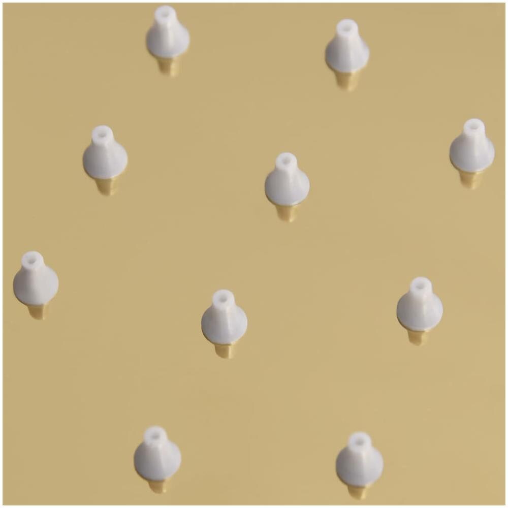 Testa Doccia a Pioggia in Acciaio Inox 30x30 cm Quadrata Oro - Foto 3