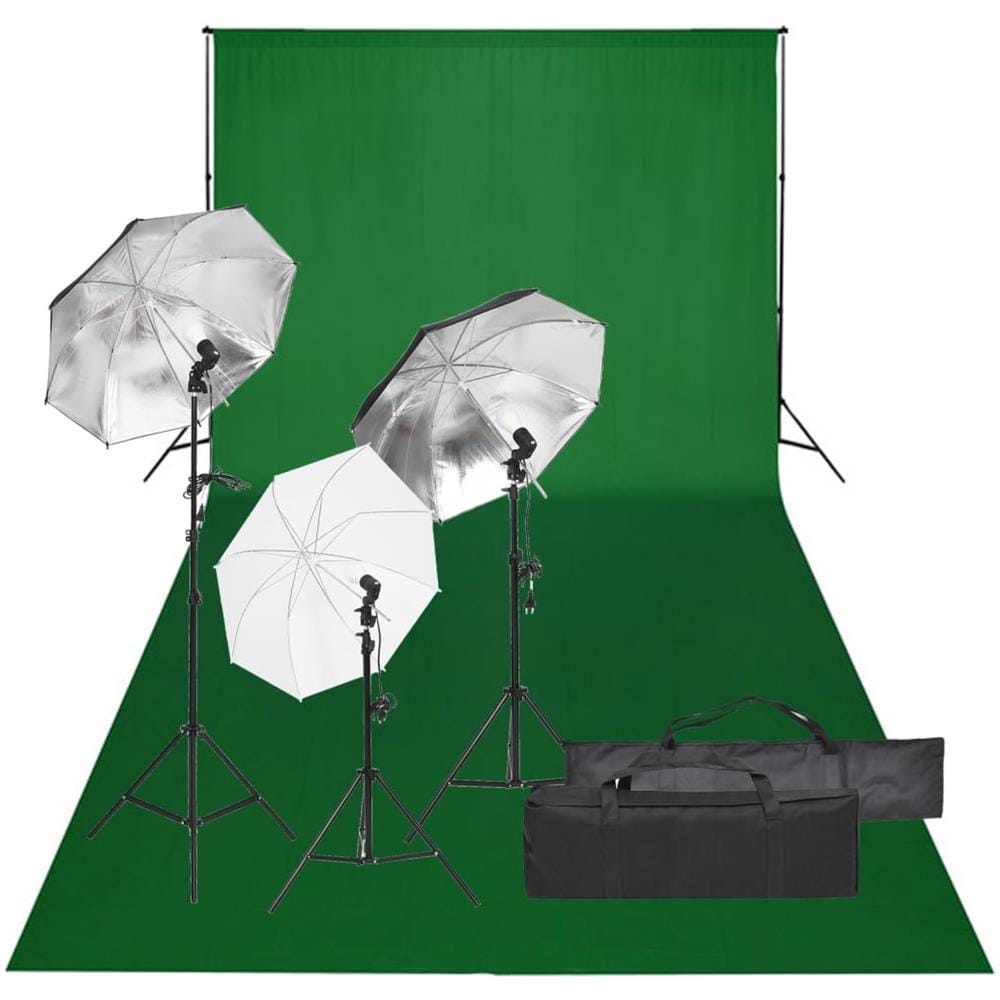 Kit Per Studio Fotografico Con Set Di Luci E Fondale - Foto 1