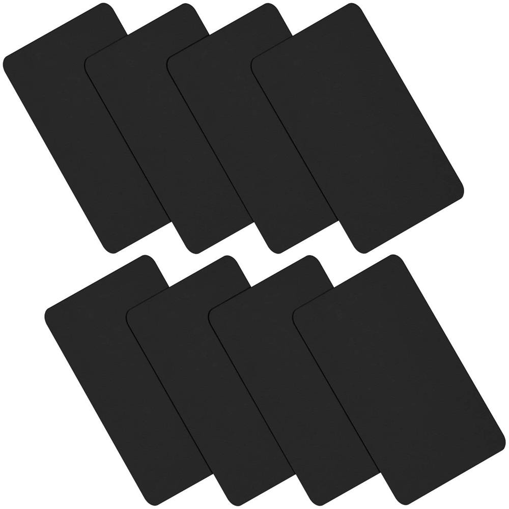 8 Toppe Di Riparazione Autoadesive Impermeabili Black - Foto 1