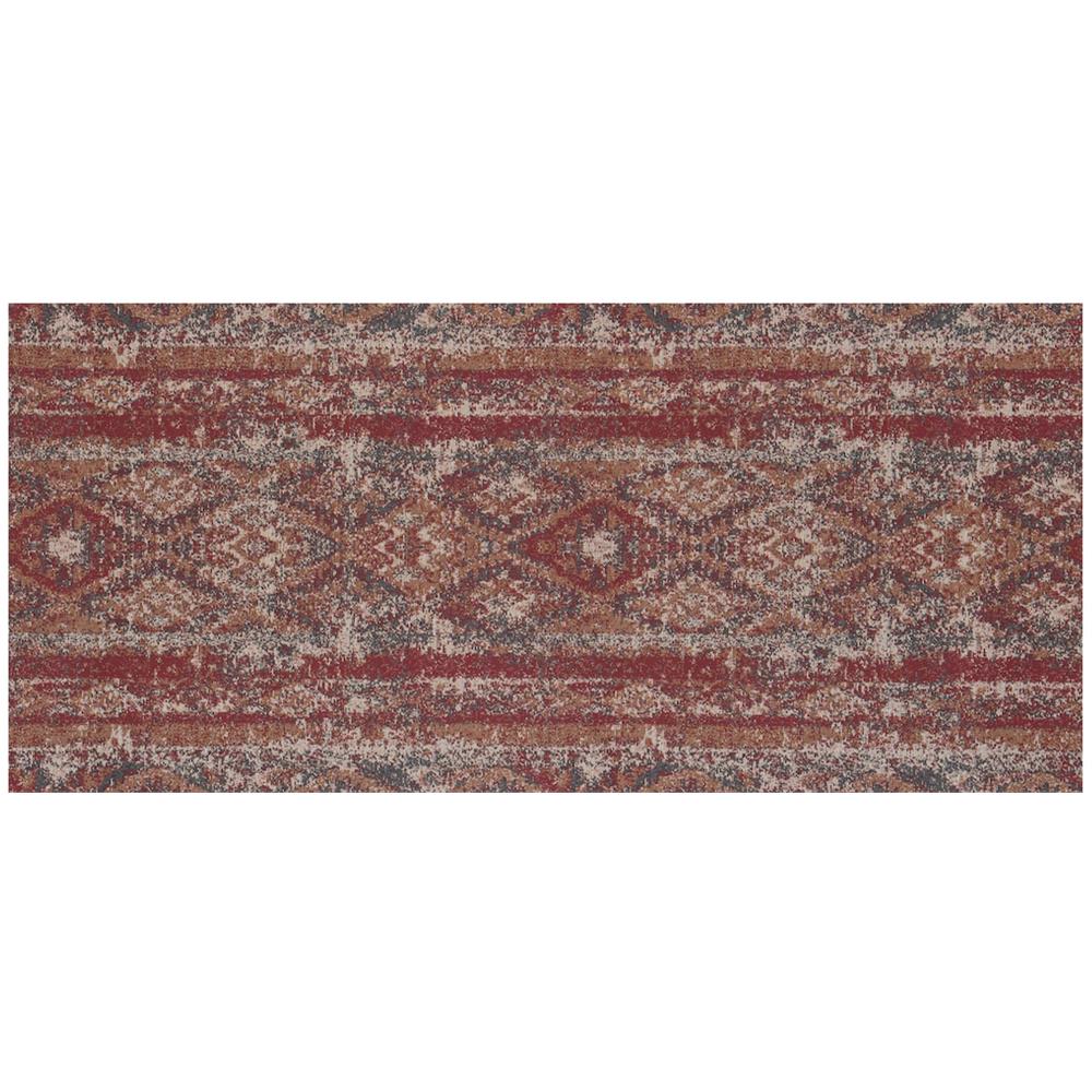 Tappeto Passatoia Tessuto Jacquard Linea Emozioni Disegno Persia Rosso 57x140 Rosso - Foto 1