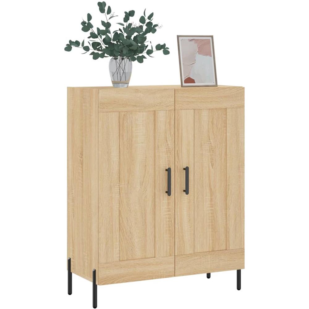 Credenza Rovere Sonoma 69,5x34x90 Cm In Legno Multistrato - Foto 3