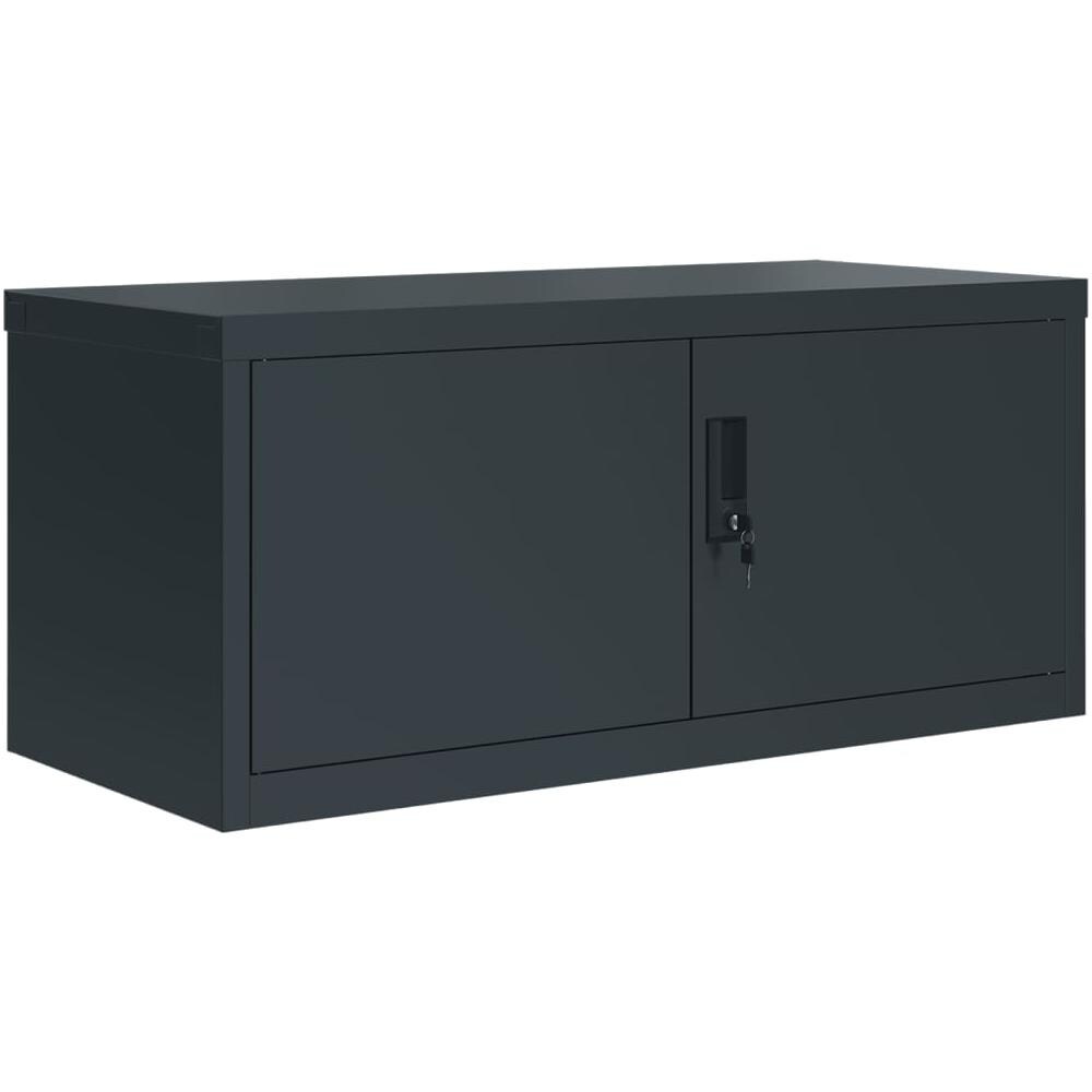 Armadio Classificatore Antracite 90x40x40 Cm In Acciaio - Foto 2