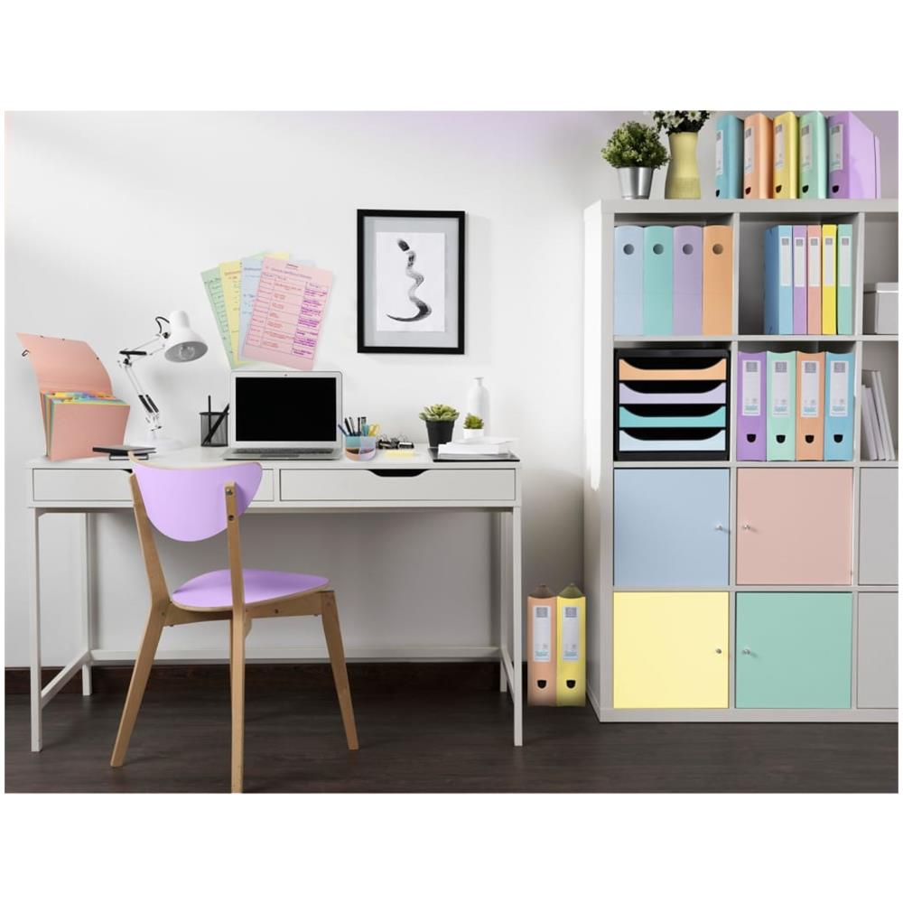 Set Cassetti Da Scrivania Big-box ""aquarel"" Con 4 Cassetti - Foto 1