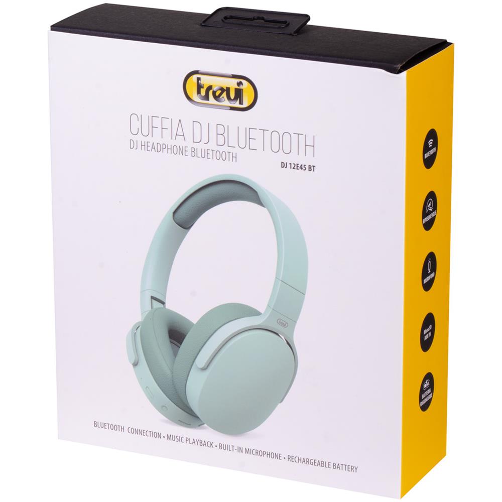 DJ 12E45 BT Auricolare Con cavo e senza cavo A Padiglione Musica e Chiamate Bluetooth Verde - Foto 5