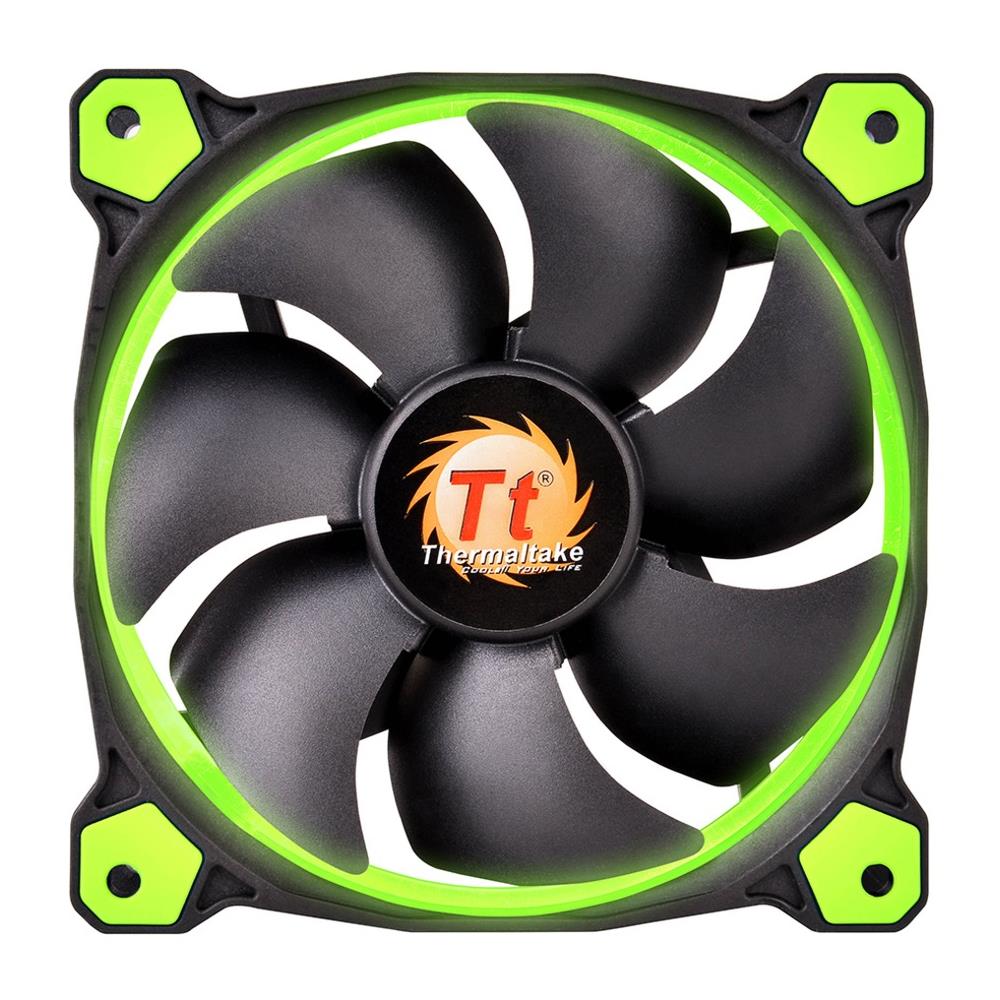 Ventola di Raffreddamento 120 mm Colore Nero e Verde - Foto 1