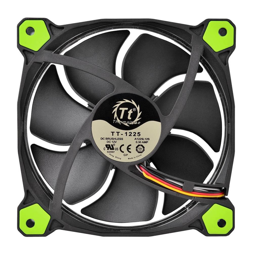 Ventola di Raffreddamento 120 mm Colore Nero e Verde - Foto 2
