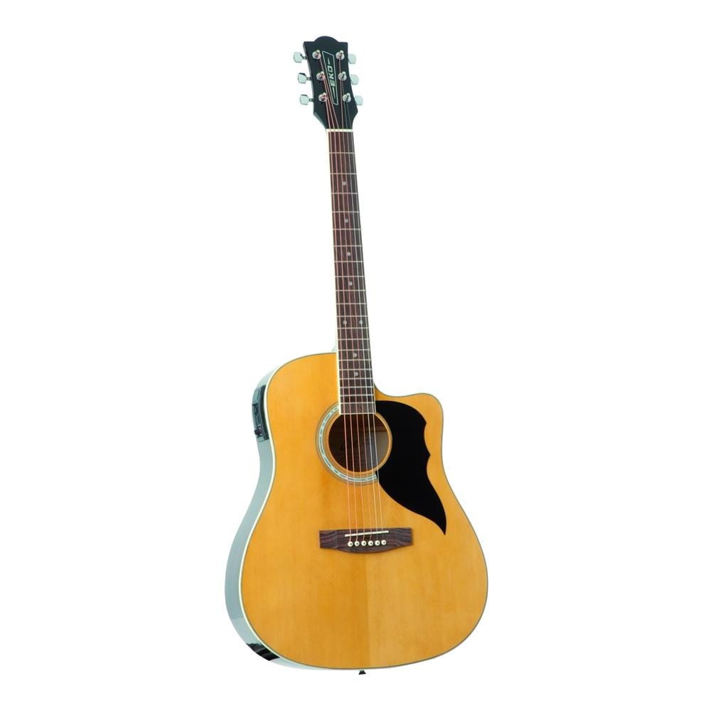 Chitarra Acustica Elettrificata. Tavola In Abete Laminato, Fasce E Fondo In Linden. Adatto A Chi Fa Il Primo Passo Nel Mondo Della Chitarra Acustica. Dotata Di Preamplificatore Van3l Eq. - Chit.acust.elettrif.ranger Cw-eq Natural - Foto 2