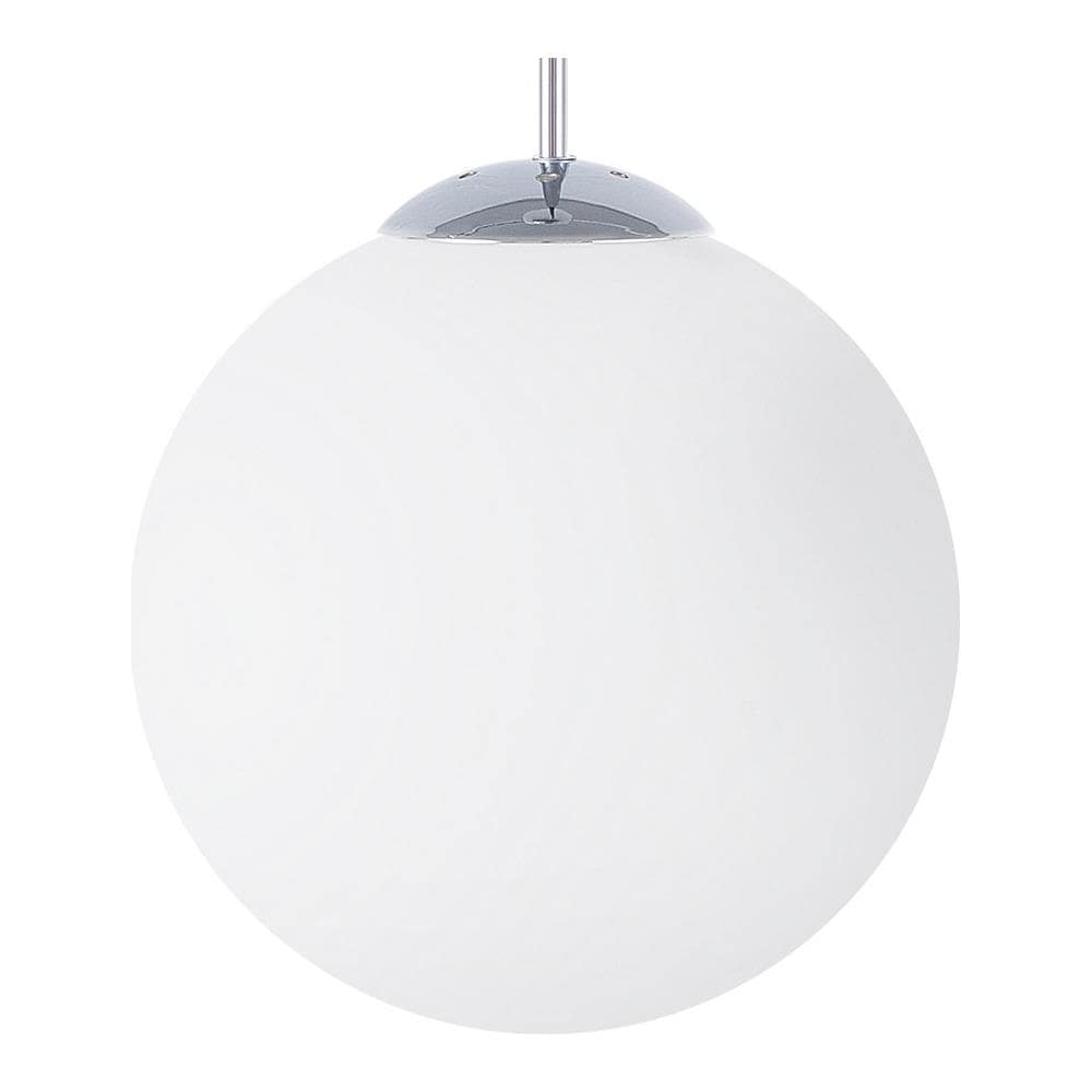 Lampadario In Vetro Bianco Barrow L - Foto 1