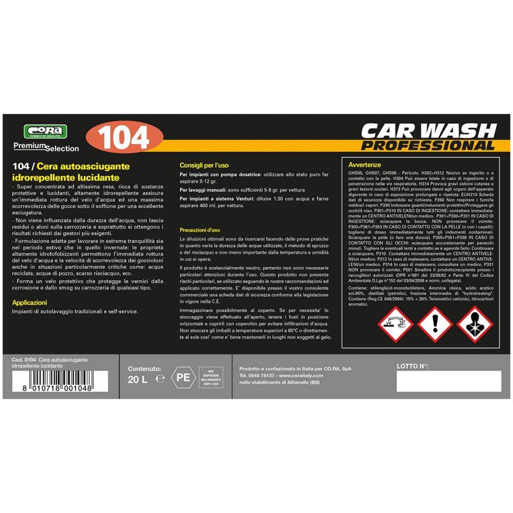 Cera Autoasciugante Idrorepellente Lucidante 20 Kg - Foto 1