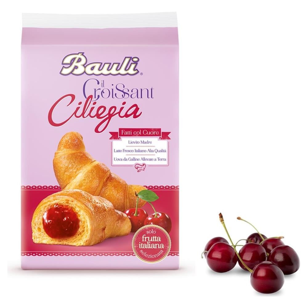 Bauli Croissant Farciti Alla Ciliegia In Confezione Da 6 Croissant - 300 Grammi Totali - Foto 1
